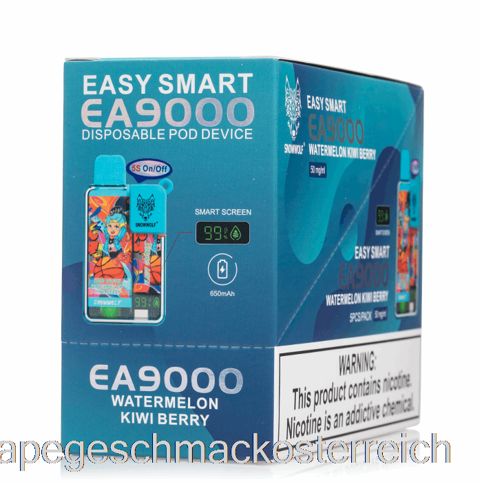 Snowwolf Easy Smart EA9000 Einweg (5er-Pack) Vape-Geschmack